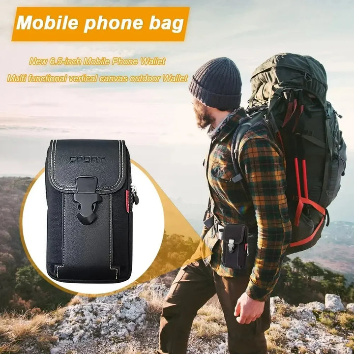 Rugged Waist Phone Bag – Unisex Tactical Belt Pack