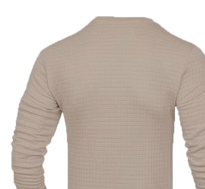 Men's Waffle Check Hoodie