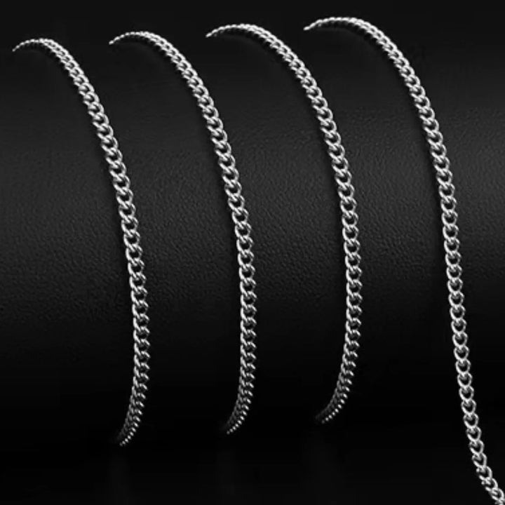 Titanium Steel Cuban Chain – Men's Fashion Necklace