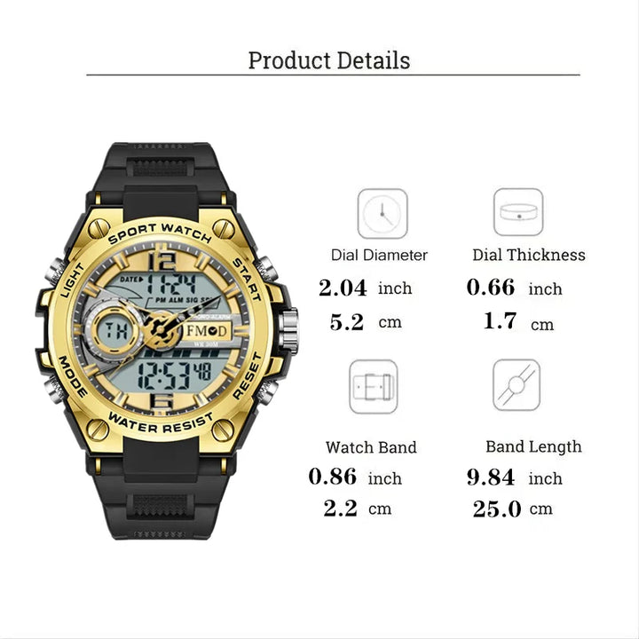 Luminous Digital Watch – Trendy Timepiece for Students & Young Adults