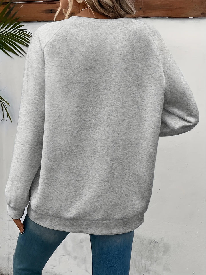 Cold" Printed Sweatshirt