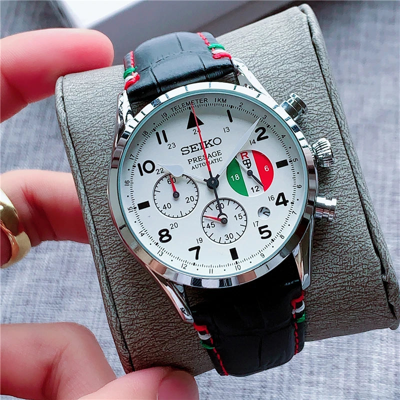 Classic Men's Leather Quartz Watch