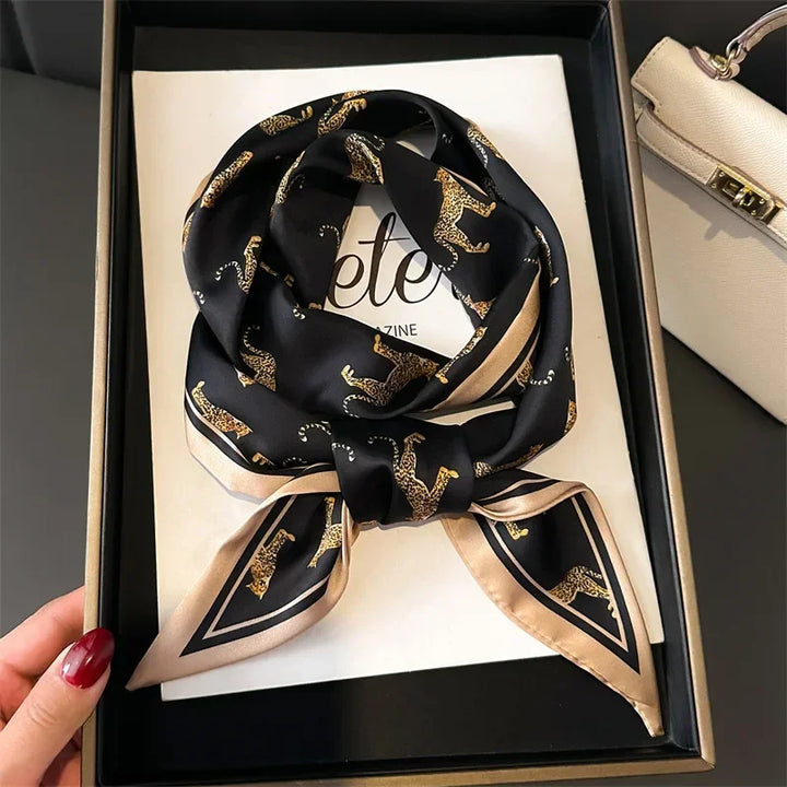 Silk Hair Scarf – Thin Satin Neck & Purse Wrap for Women