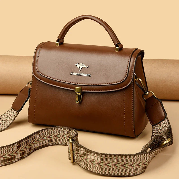 High Quality PU Leather Handbag Purse Women's Bag Solid Color Shoulder Crossbody Bags Lady Messenger Small Tote for Women Girls
