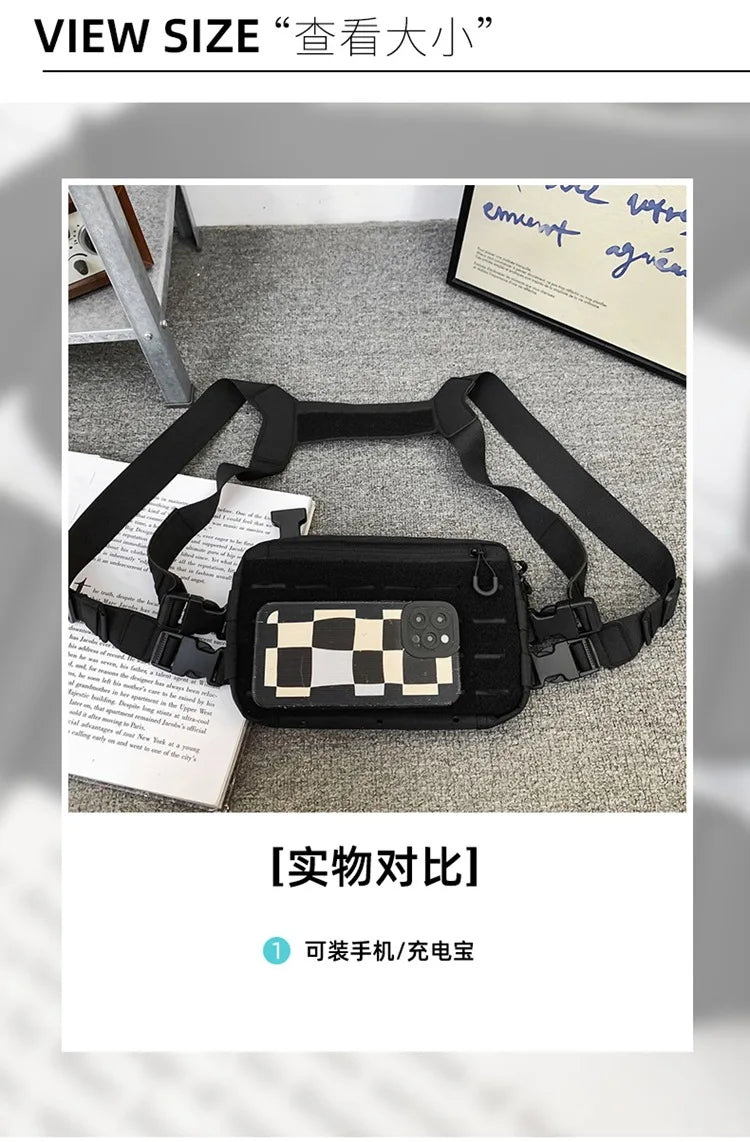 Outdoor Chest Rig – Functional Crossbody Waist Bag for Unisex Streetwear