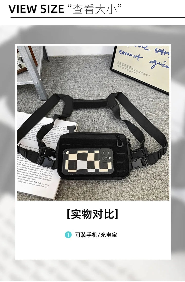 Outdoor Chest Rig – Functional Crossbody Waist Bag for Unisex Streetwear