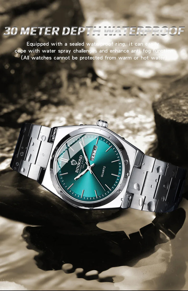 UTHAI Men's Luxury Quartz Watch