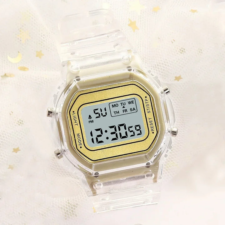Transparent LED Sports Watch