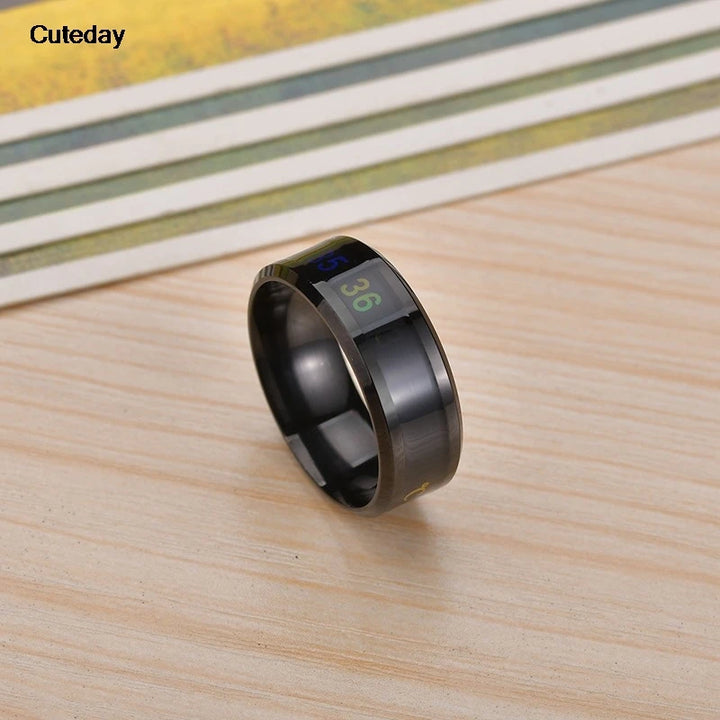 AuraTemp™ – Waterproof Mood Ring for Men & Women
