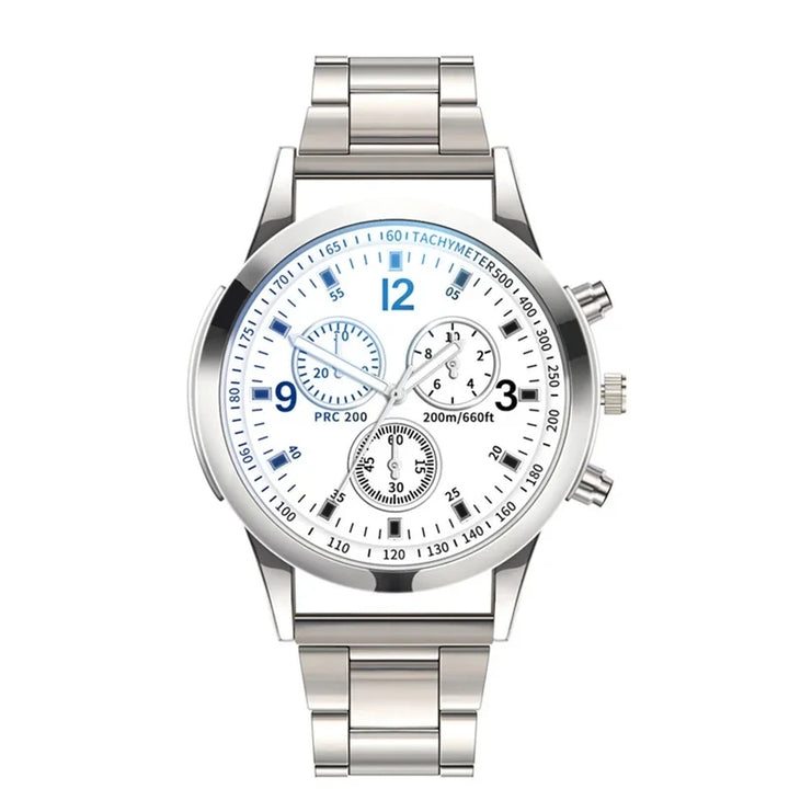 Luxury Business Watch – Men’s Stainless Steel Quartz Timepiece