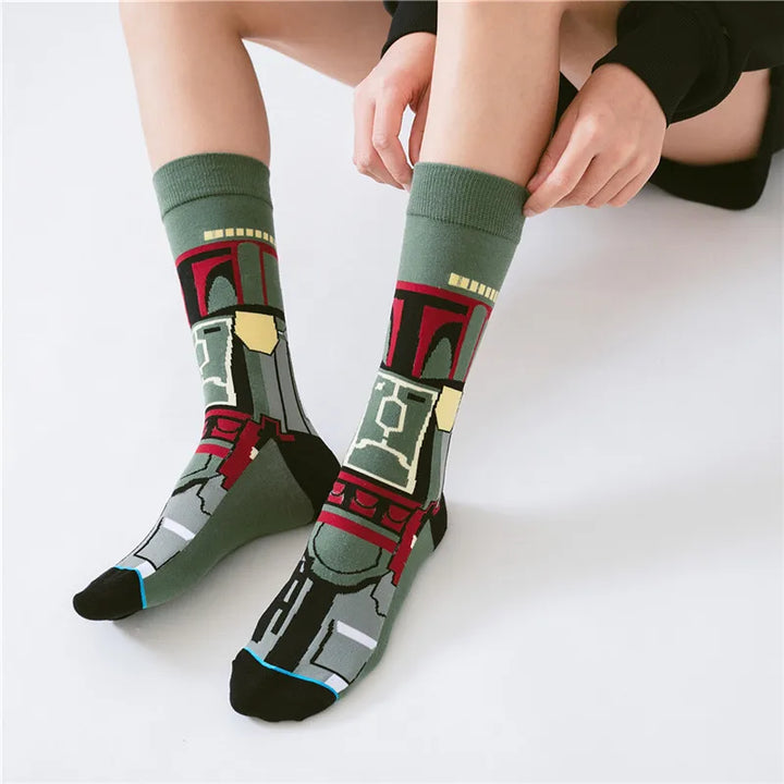 1 pair Autumn Winter Anime Socks Movie Men socks Cosplay Socks Skateboard sock Long Casual versatile Novelty Women's Socks 37-45