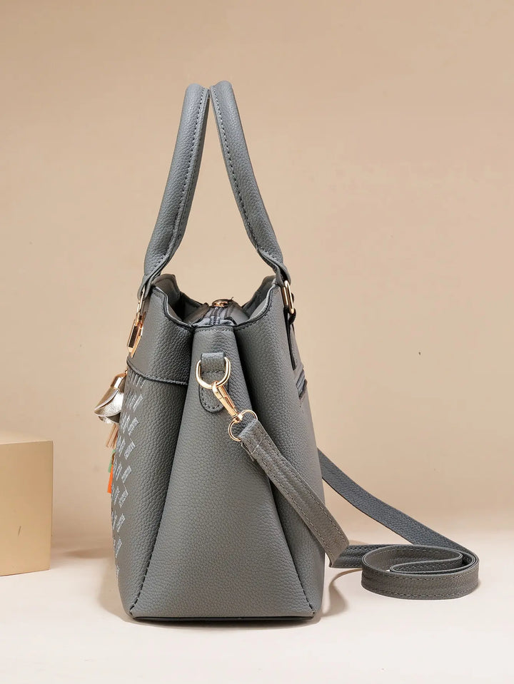 Fashionable Embroidered Handbag for Women, Crossbody, Flow, Su, Large Capacity Women's Shoulder Bag