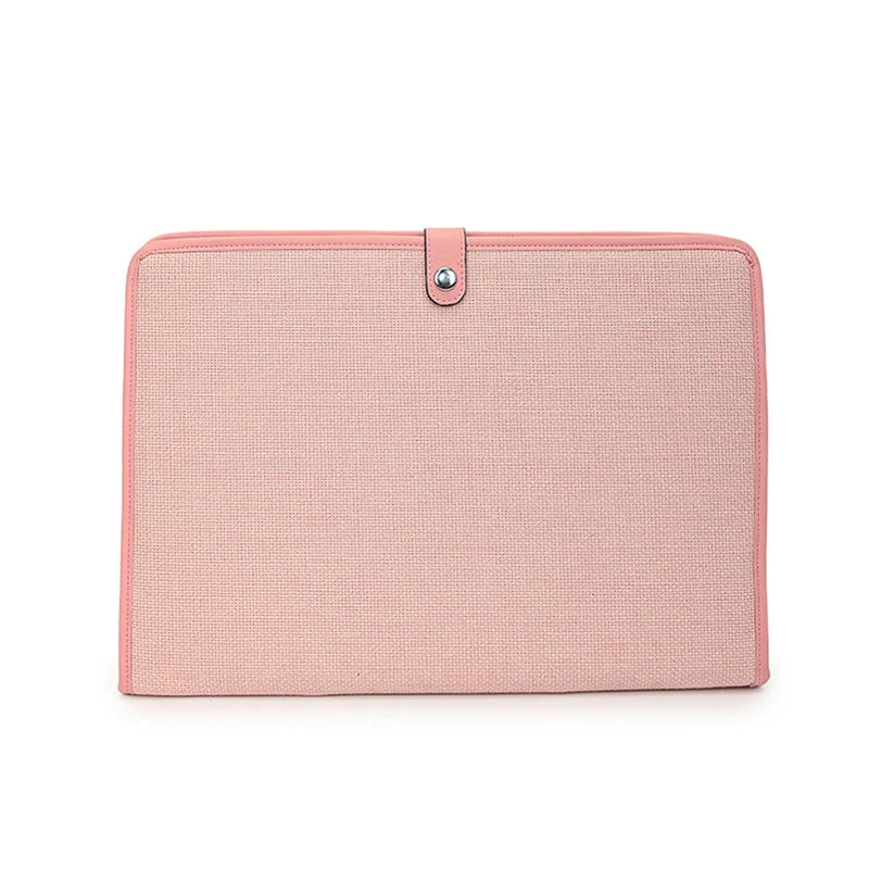 Women's Clutches Canvas Handbags High Capacity Briefcase