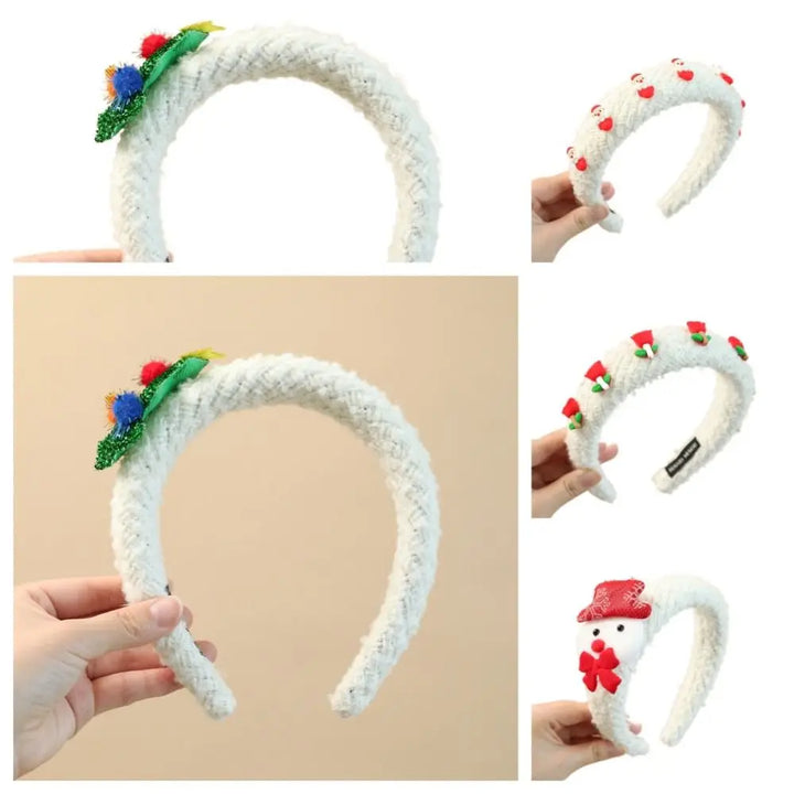 Fashion Hair Accessories Christmas Headband Xmas Merry Chritmas Santa Claus Hair Hoop Headpiece Hairband Antler Hair Hoop Party