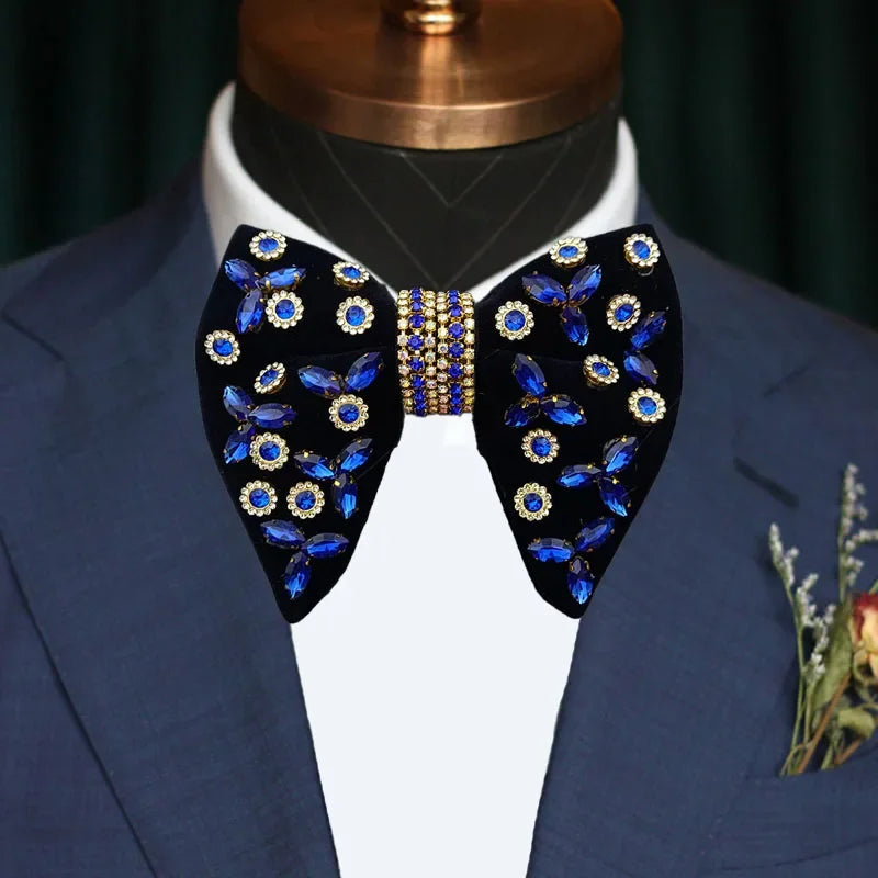 Vintage Rhinestone Bow Tie