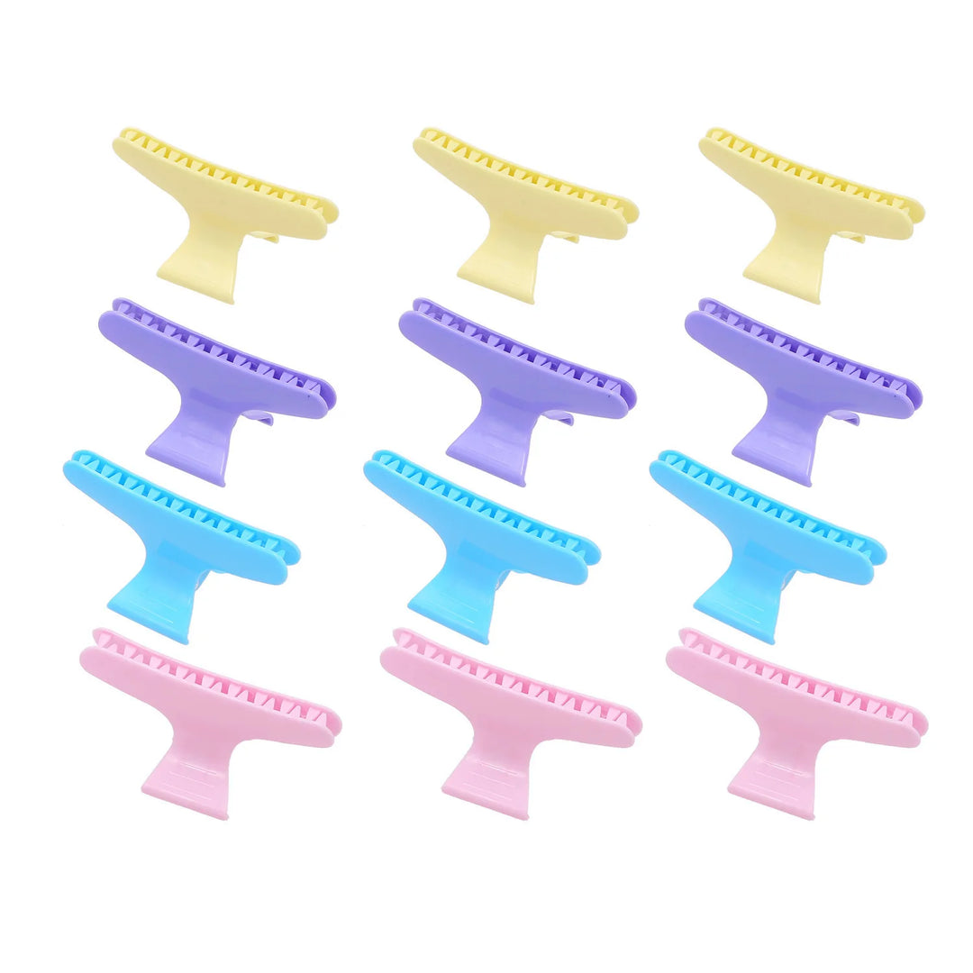 12PCS Beauty Salon Seamless Hairpin Professional Hair Clips Barber Home DIY Alligator Hair Clip Hair Styling Tools