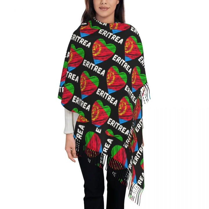 Eritrean Pride Scarf – Custom Bufanda & Holiday Wrap