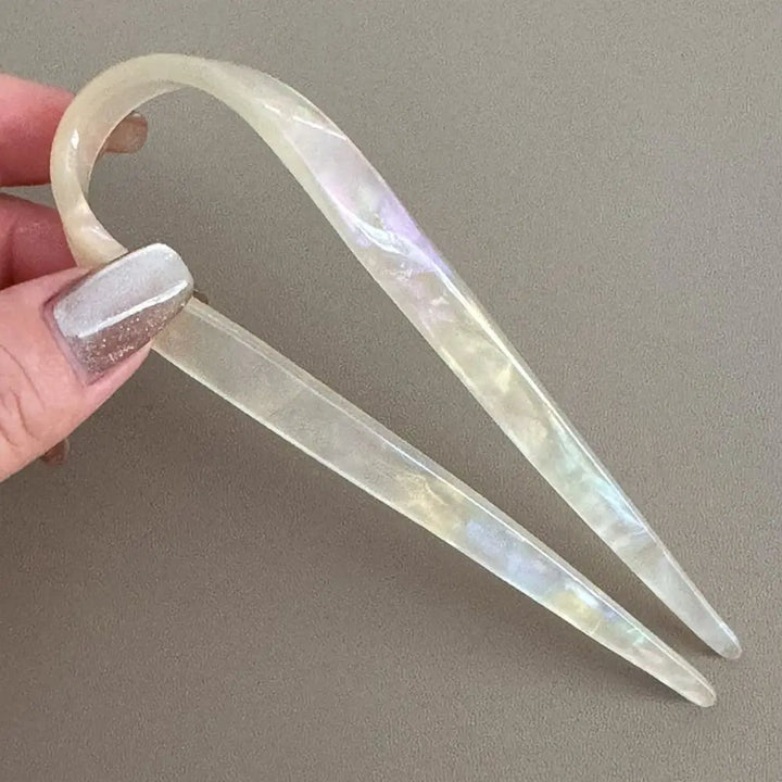 Hairstyle Tool Hair Accessories Hair Fork U-Shaped Headbands Hair Sticks Acetate Headwear Hairpin for Women/Girls