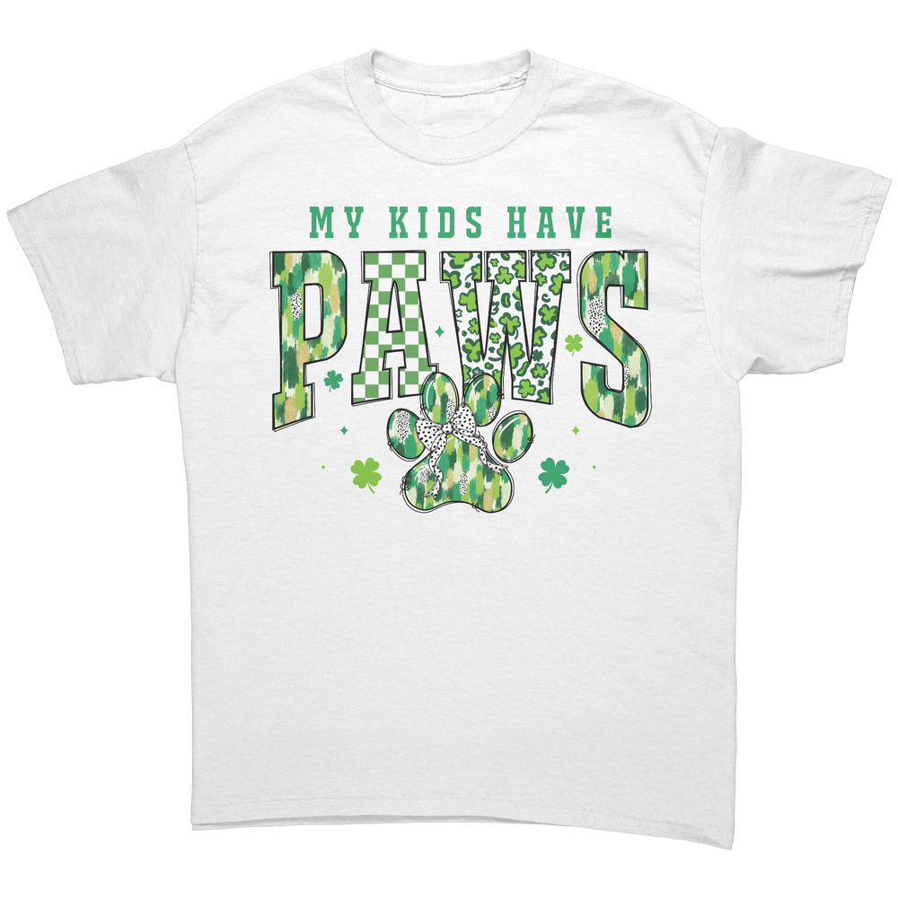 St_Patricks_Day_Dog_Paw_Print_My_Kids_H_White_Front_Mockup.png