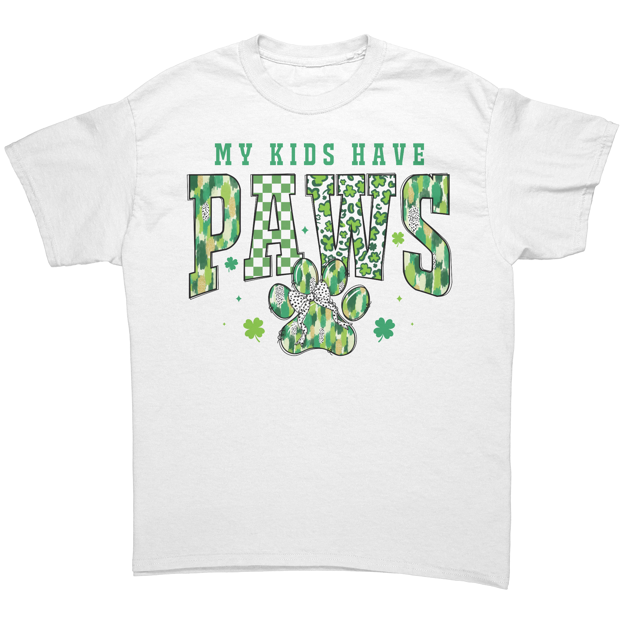 St_Patricks_Day_Dog_Paw_Print_My_Kids_H_White_Front_Mockup.png