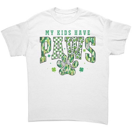 St_Patricks_Day_Dog_Paw_Print_My_Kids_H_White_Front_Mockup.png