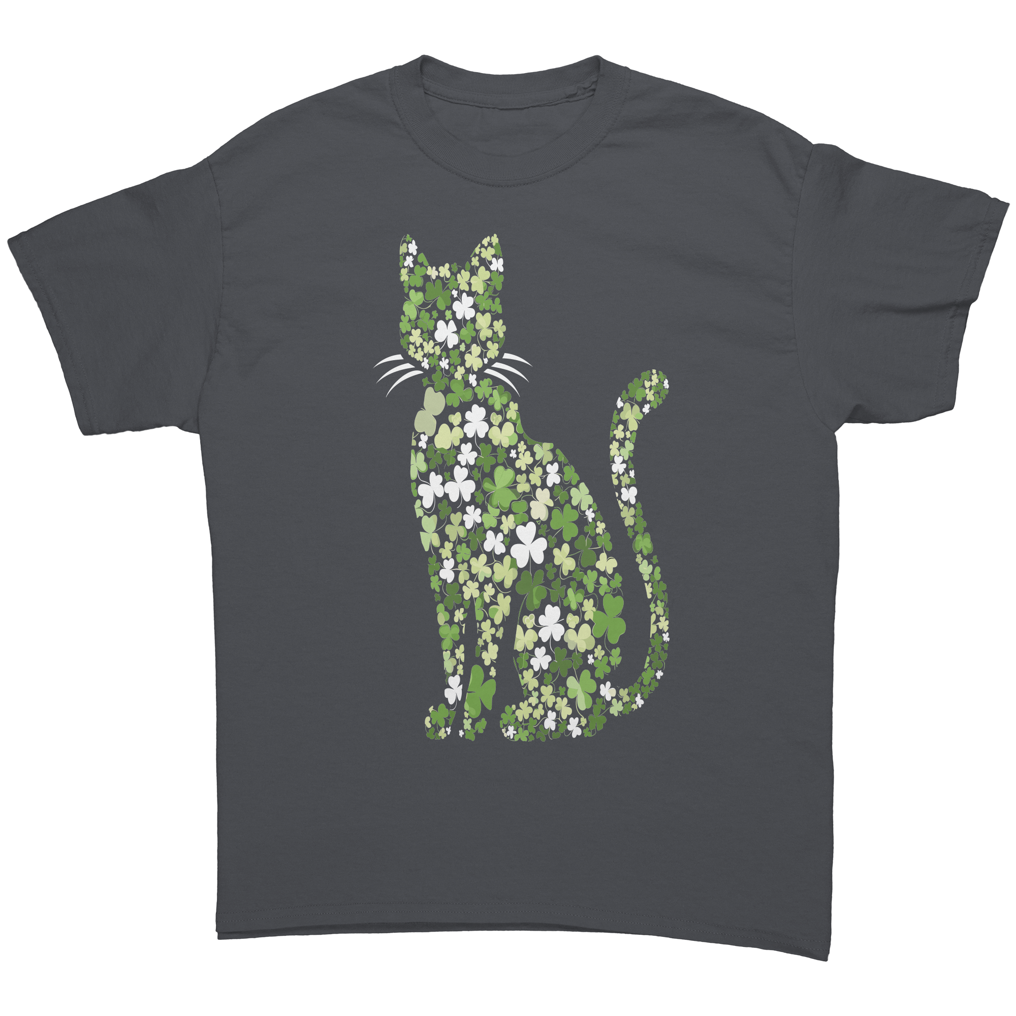 St_Patricks_Day_Shamrock_Cat_Unisex_Gi_Charcoal_Front_Mockup.png