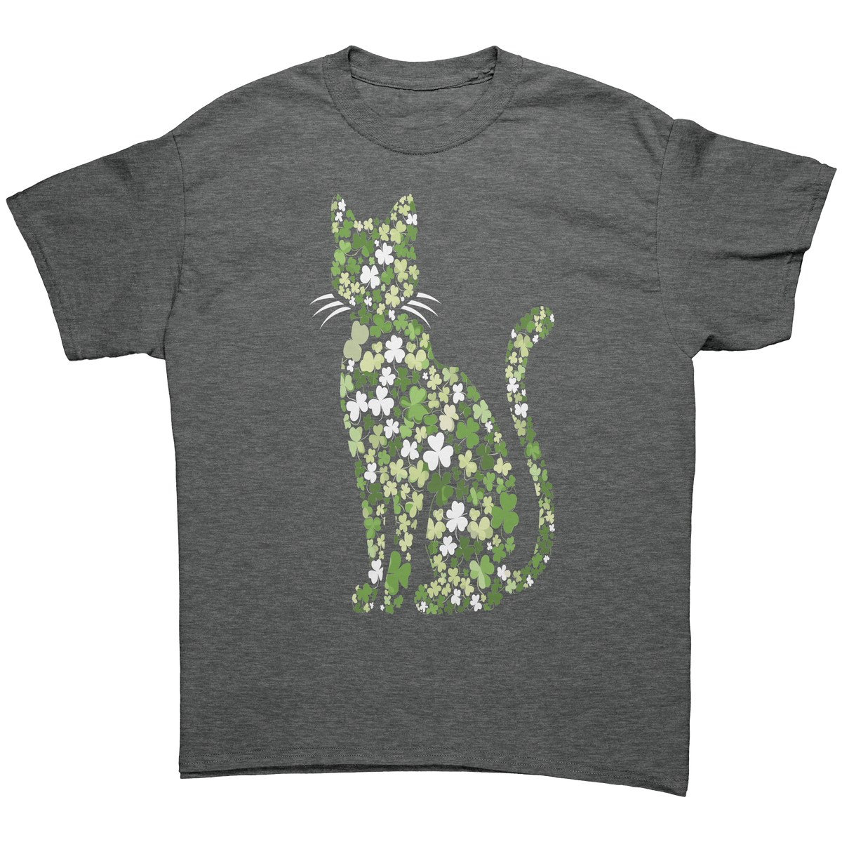 St_Patricks_Day_Shamrock_Cat_Unisex_Gi_Graphite_Heather_Front_Mockup.png