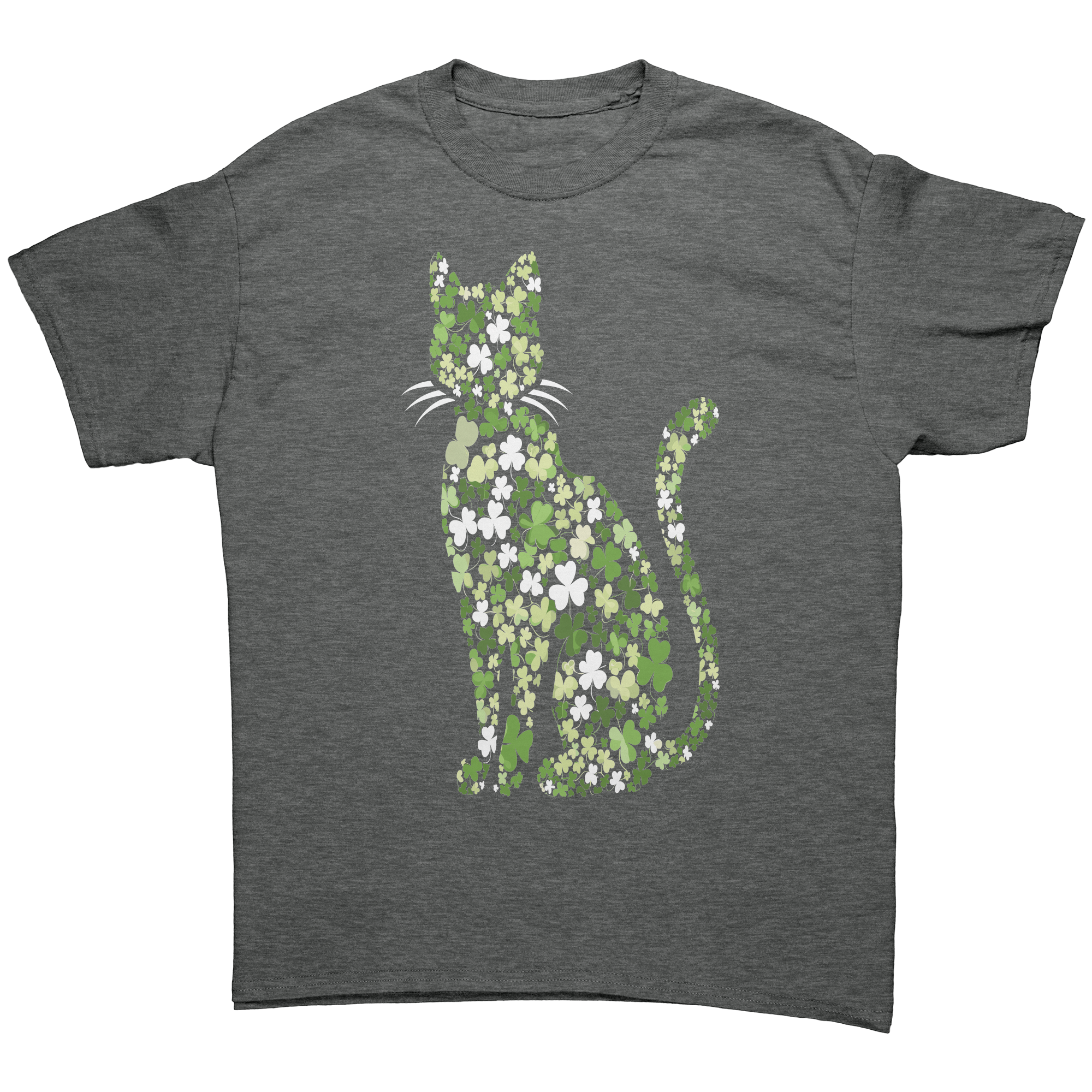 St_Patricks_Day_Shamrock_Cat_Unisex_Gi_Graphite_Heather_Front_Mockup.png