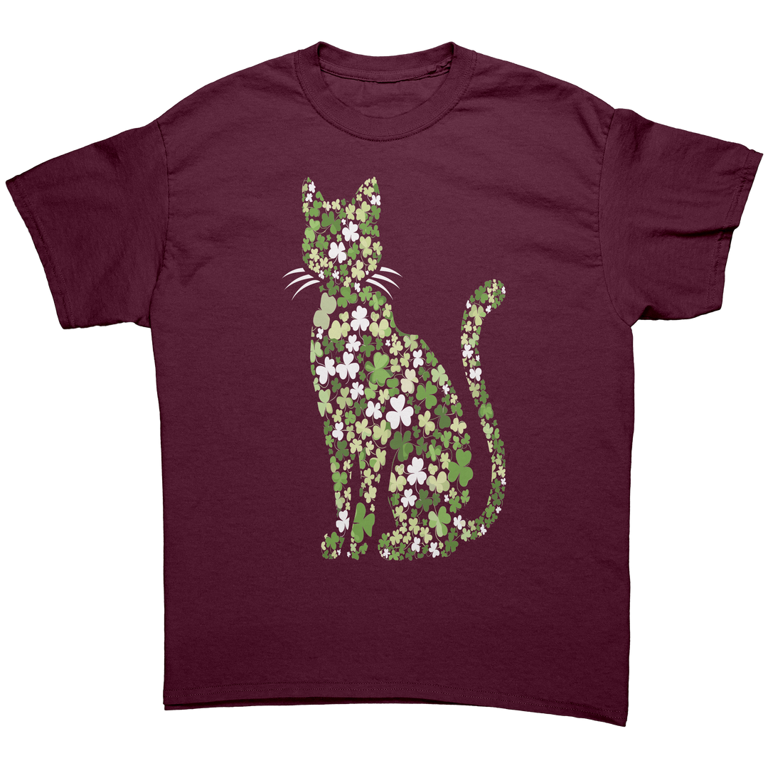 St_Patricks_Day_Shamrock_Cat_Unisex_Gi_Maroon_Front_Mockup.png