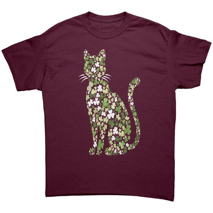 St_Patricks_Day_Shamrock_Cat_Unisex_Gi_Maroon_Front_Mockup.png