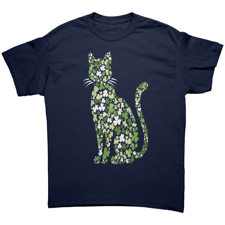 St_Patricks_Day_Shamrock_Cat_Unisex_Gi_Navy_Front_Mockup.png