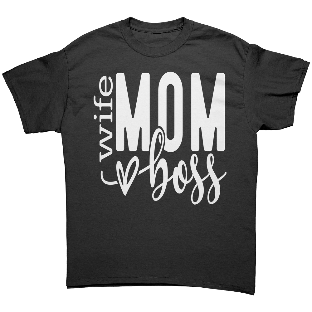 Wife_Mom_Boss_Unisex_Gildan_T-shirt_Black_Front_Mockup.png