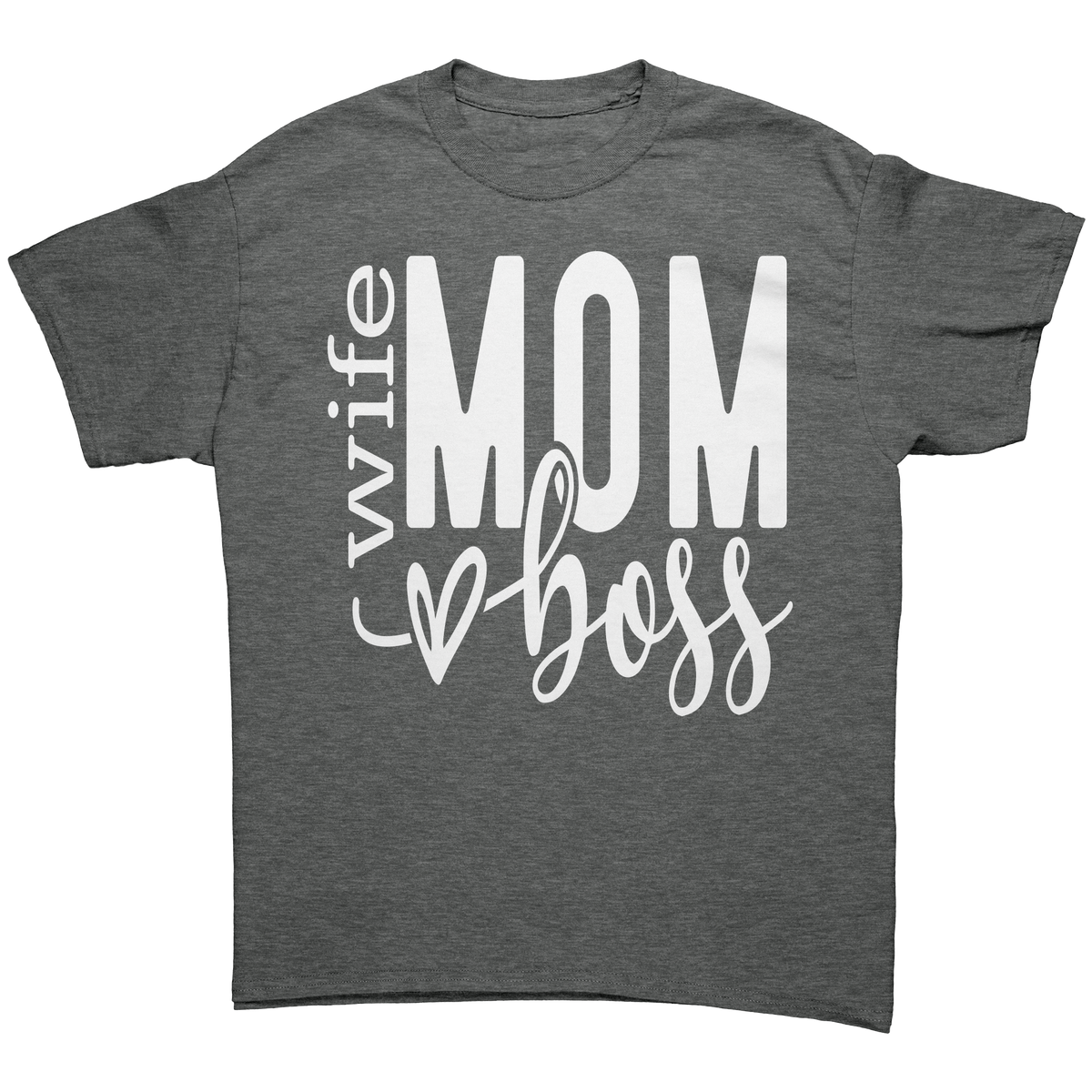 Wife_Mom_Boss_Unisex_Gildan_T-shirt_Graphite_Heather_Front_Mockup.png