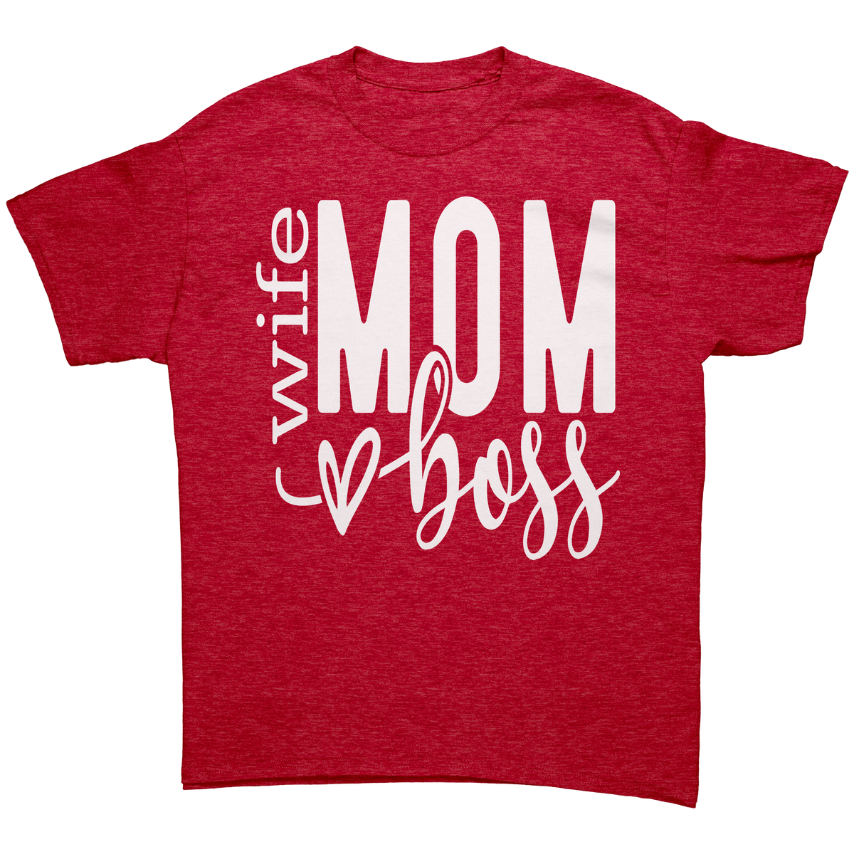 Wife_Mom_Boss_Unisex_Gildan_T-shirt_Heather_Red_Mockup.png