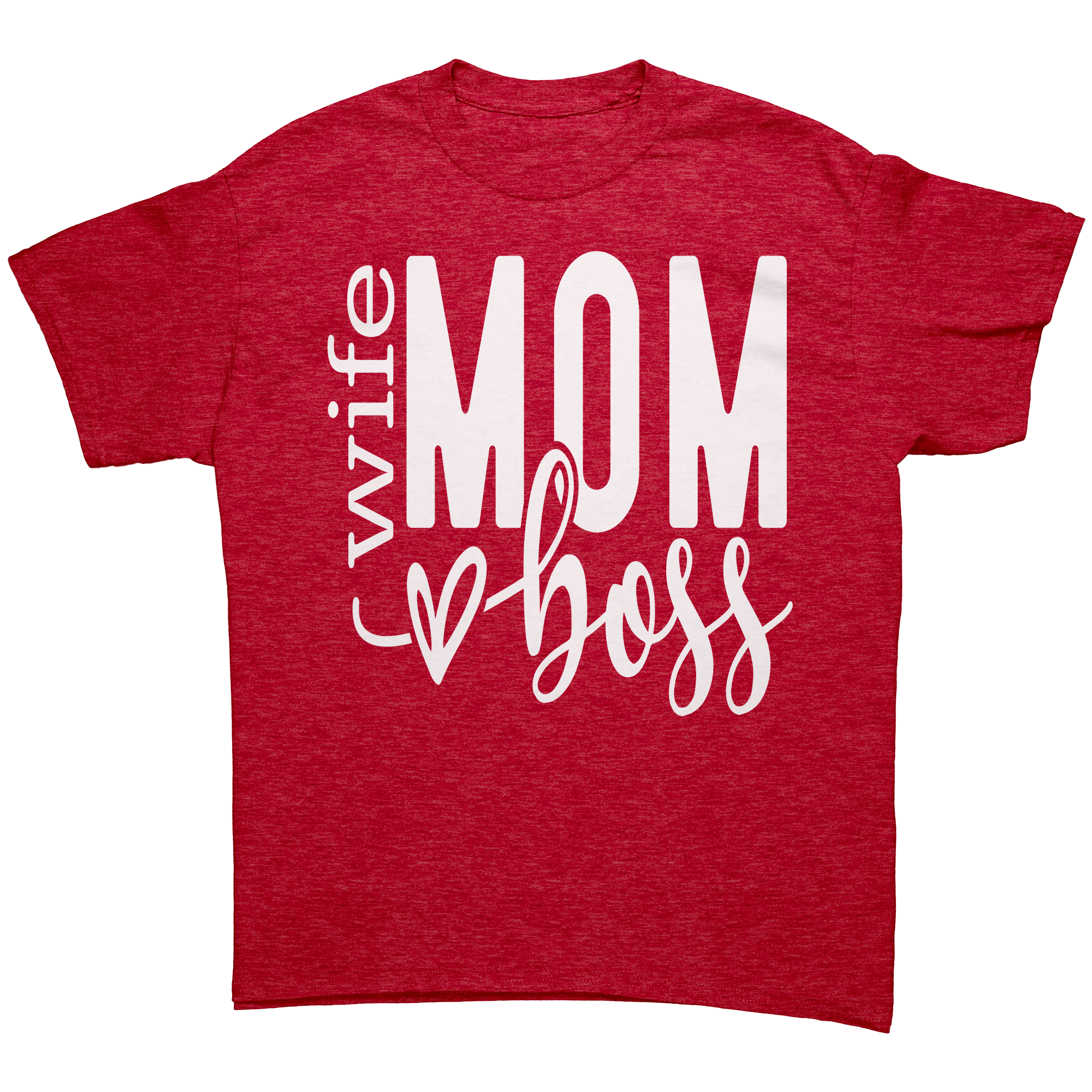 Wife_Mom_Boss_Unisex_Gildan_T-shirt_Heather_Red_Mockup.png
