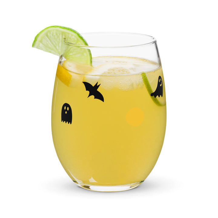 Halloween Stemless wine glass